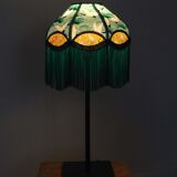 Retro bedside lamp with fringe "Talina".