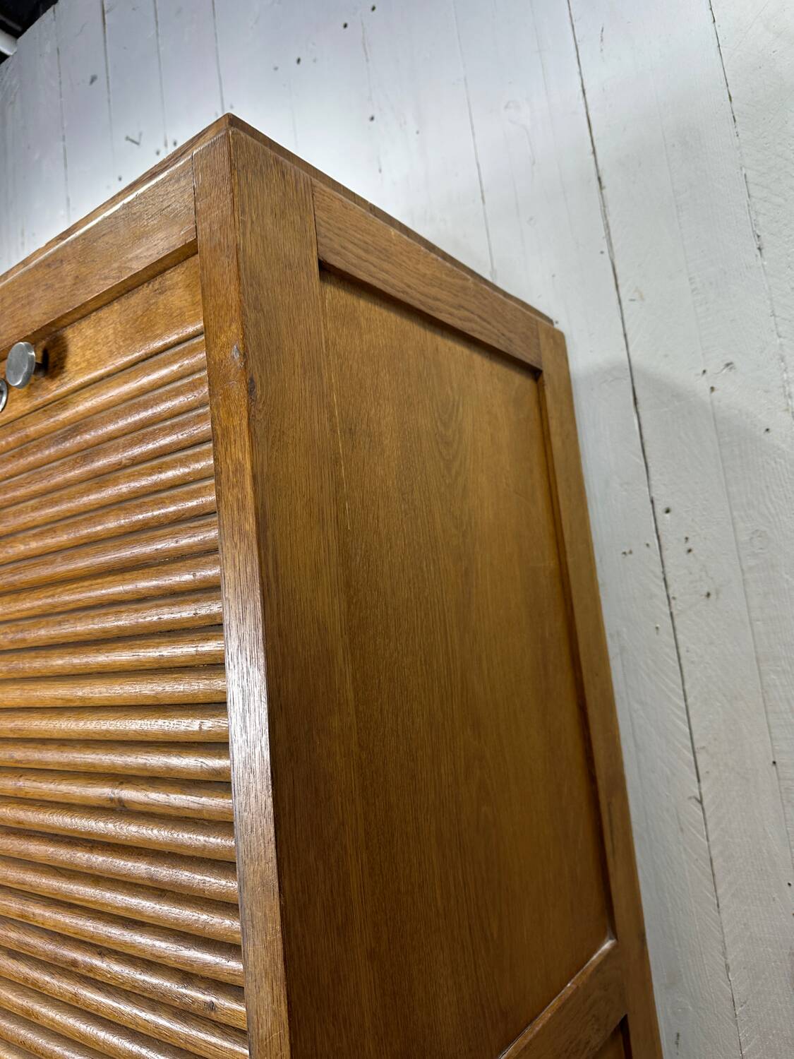 Large oak filing cabinet