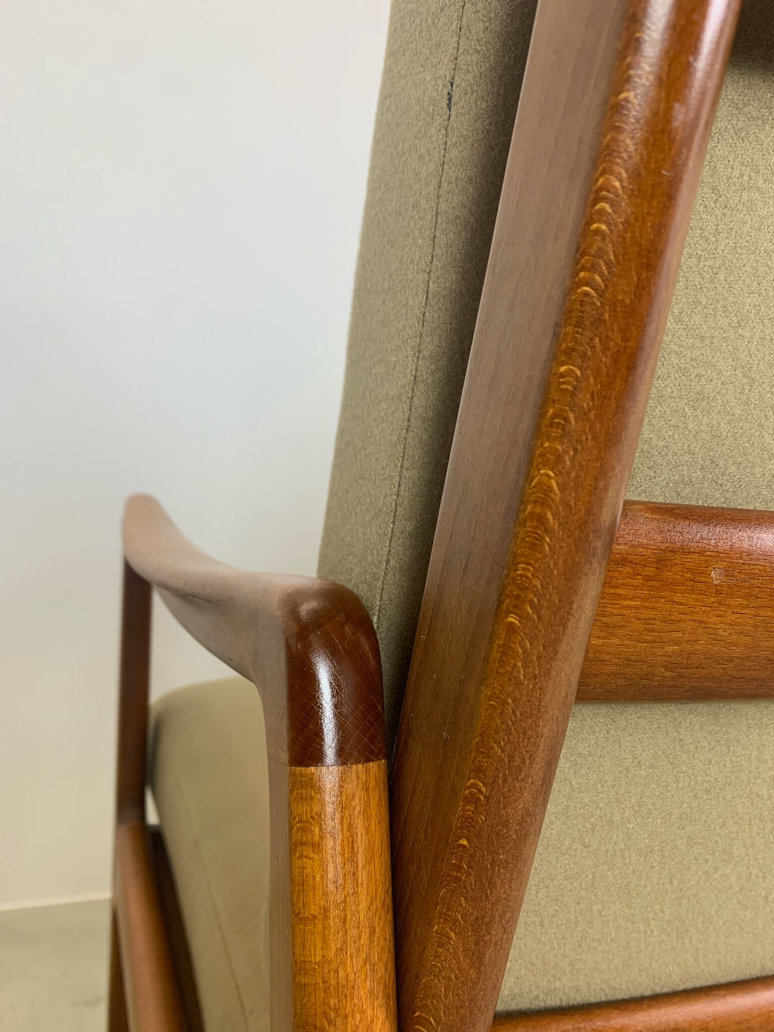 Canapé & chaises d'Ole Wanscher pour France &Søn, Danemark, années 1960