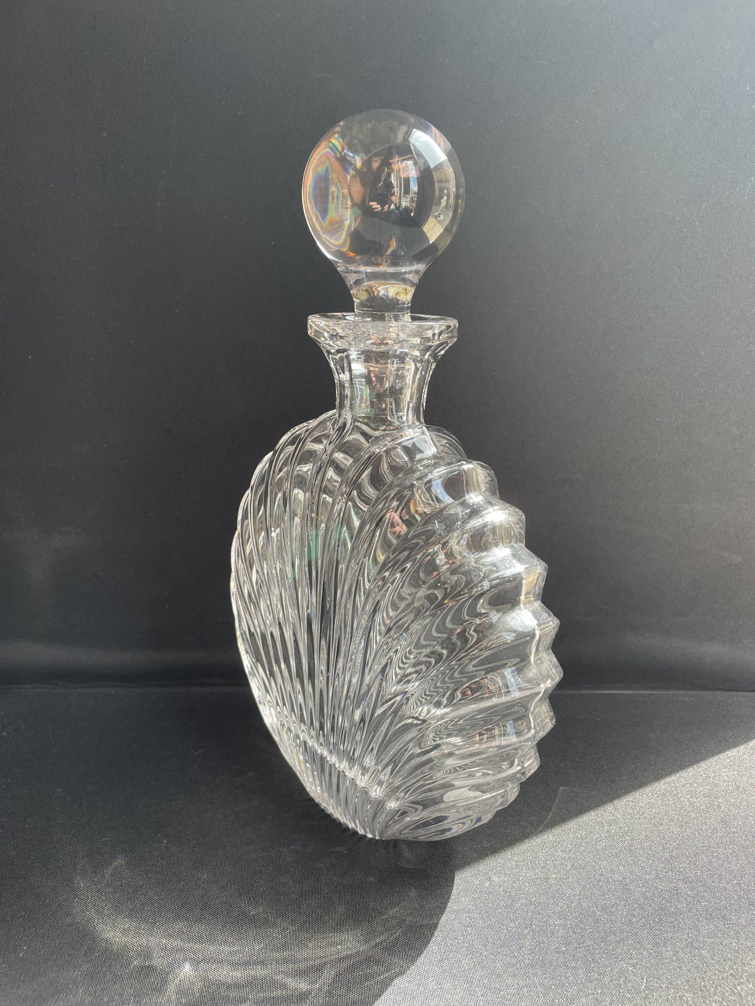 Perfume or strong alcohol bottle