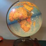 Vintage Illuminated Globe