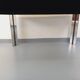 Vintage Italian square dining table by Faleschini for Mariani glass