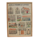 Antique painting of walls and picnons of report handmade garden