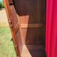 Glass cabinet with 1 door