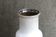 White and brown ceramic vase West Germany, 60s