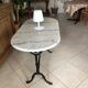 Table bistrot en marbre