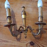 Pair of Bronze Sconces