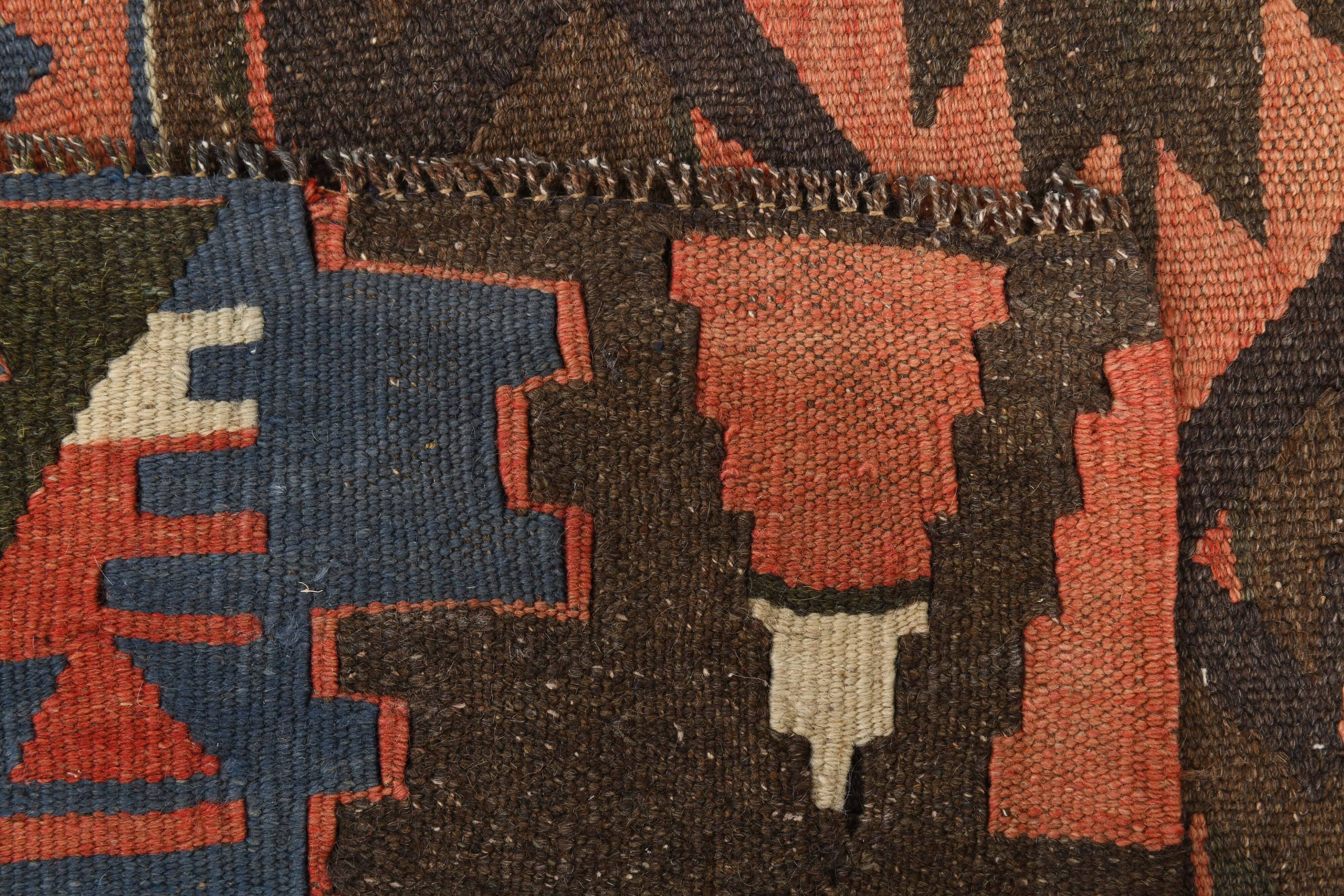 Blue & Brown Vintage Kilim Rug 158x275Cm SK 35367