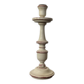 Grand chandelier en bois vintage