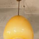 Suspension de Venini en verre couleur ambre