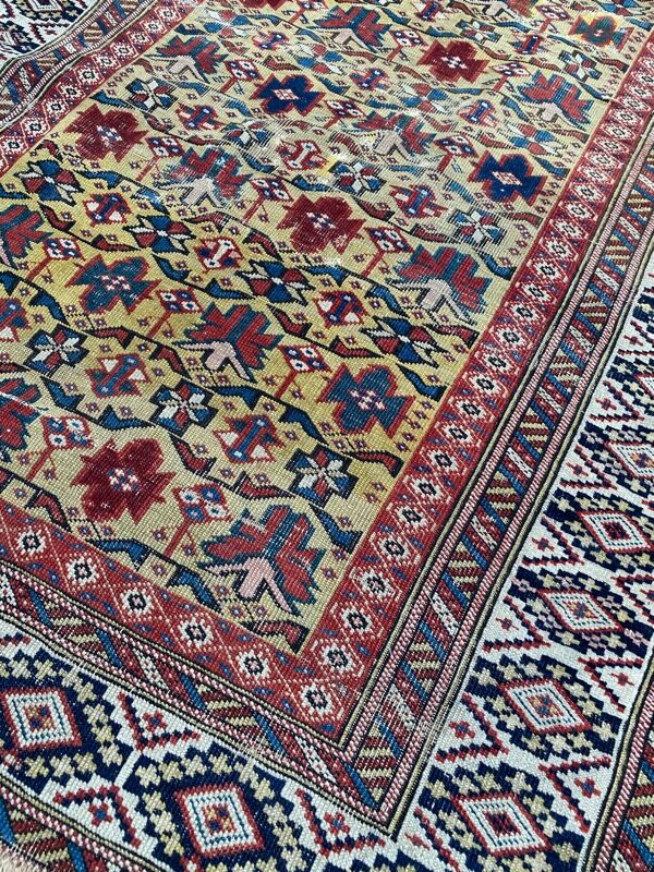 Tapis ancien caucasien chirwan 105x165 cm