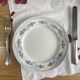 6 flat plates Creil and Montereau Toledo antique earthenware