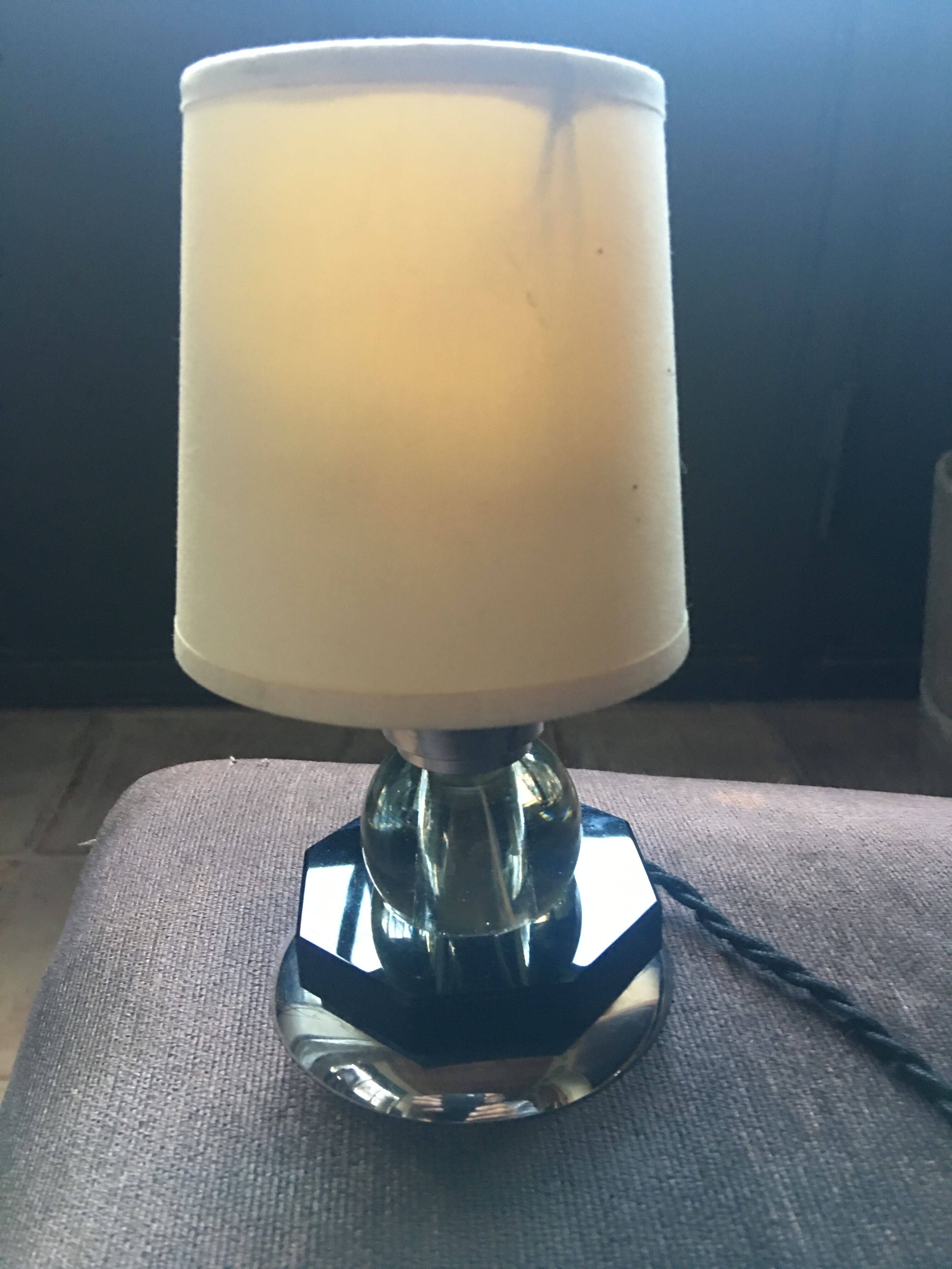 Pair art deco lamps