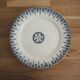 Old footed ceramic pie dish Sarreguemines – Algiers