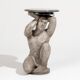 "Kneeling Strength" Pedestal Table