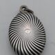 Mirror box pendant in silver 1900.