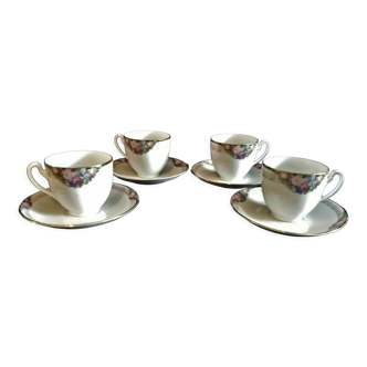 Thomas Bavaria porcelain coffee cups series of four