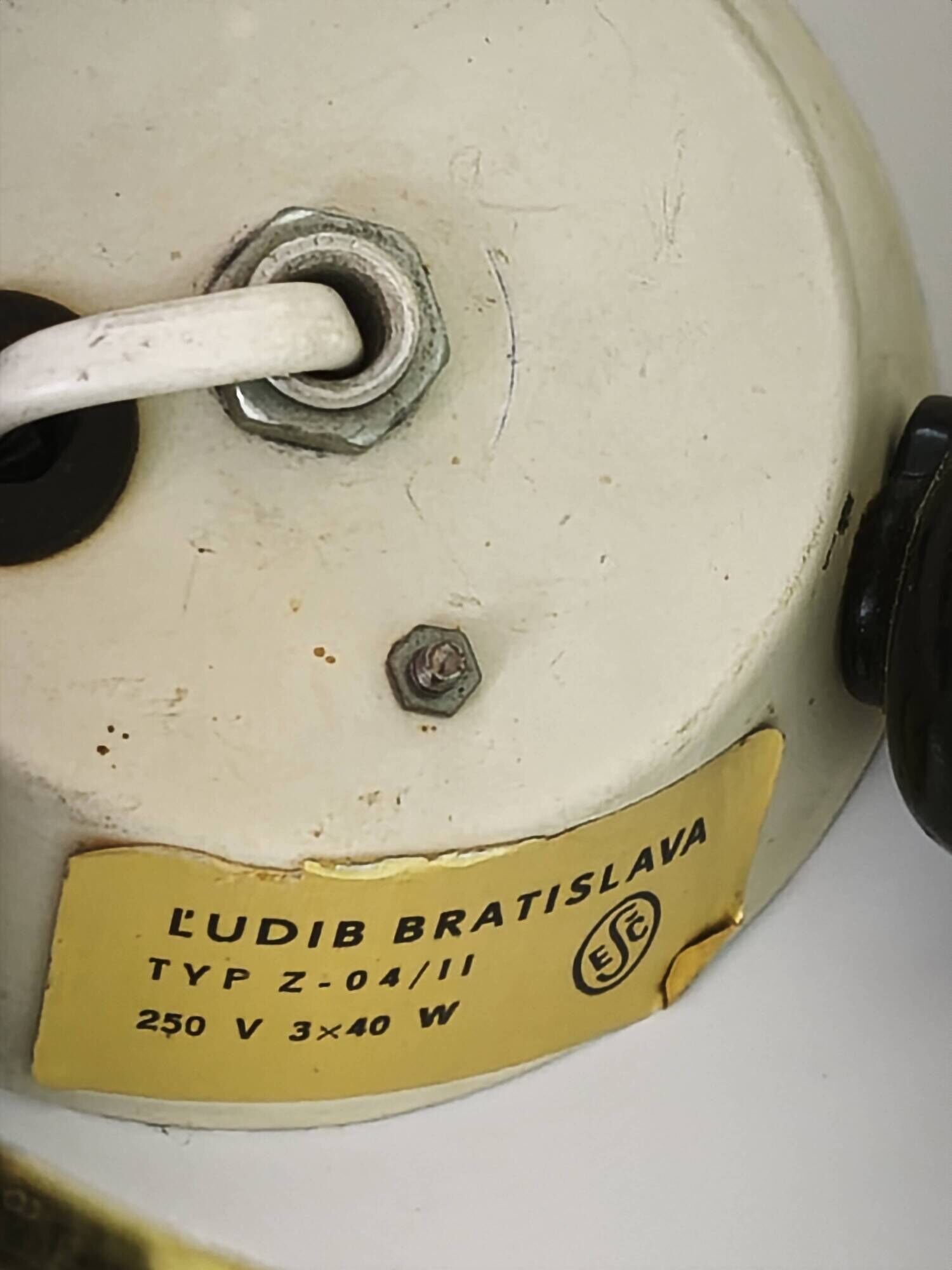Space Age UFO Pendant by Ludib Bratislava, Czechoslovakia, 1960s