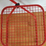 Pair of folding chairs Talin metal red