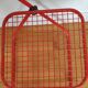 Pair of folding chairs Talin metal red