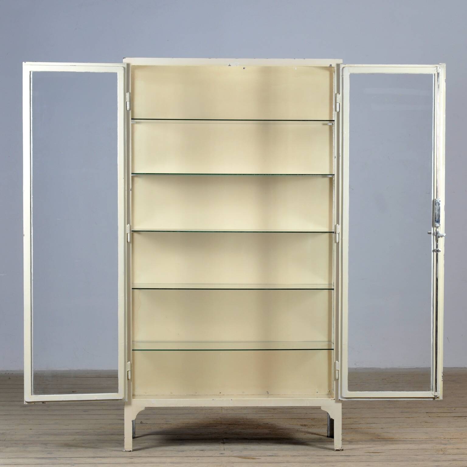 Iron medical cabinet, 1930s