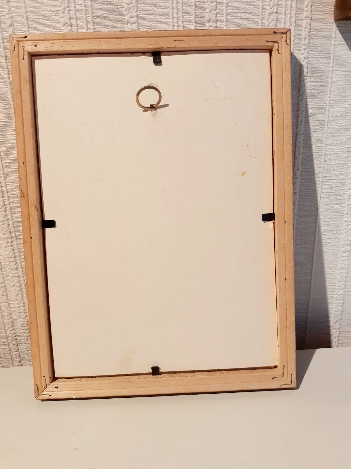 Bouquet frame of dried flowers