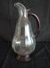 Pitcher/decanter made of two-tone glass