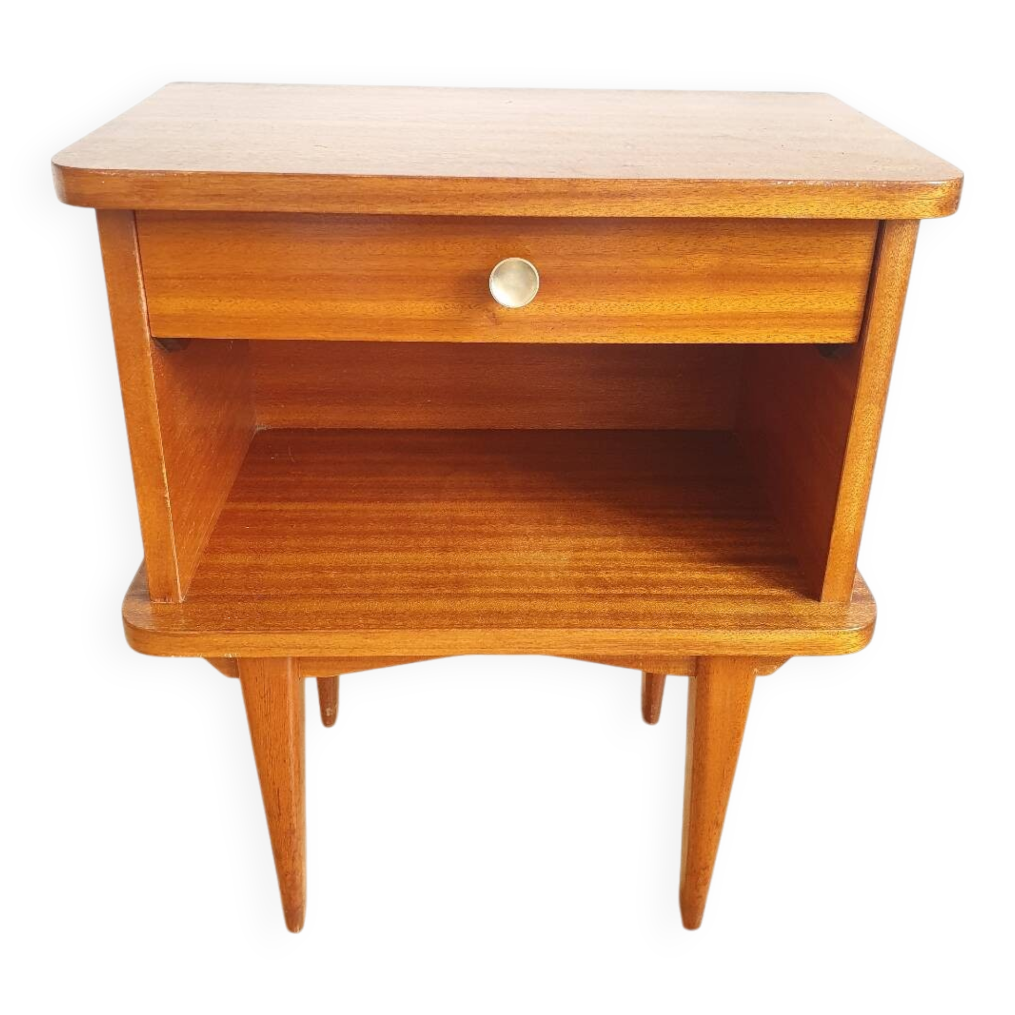 Vintage teak bedside table