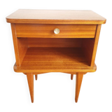 Vintage teak bedside table