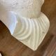 Paire d'appliques d'angle forme coquillage en plâtre MCM