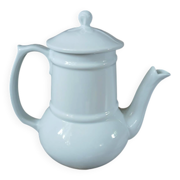 White ceramic coffee pot