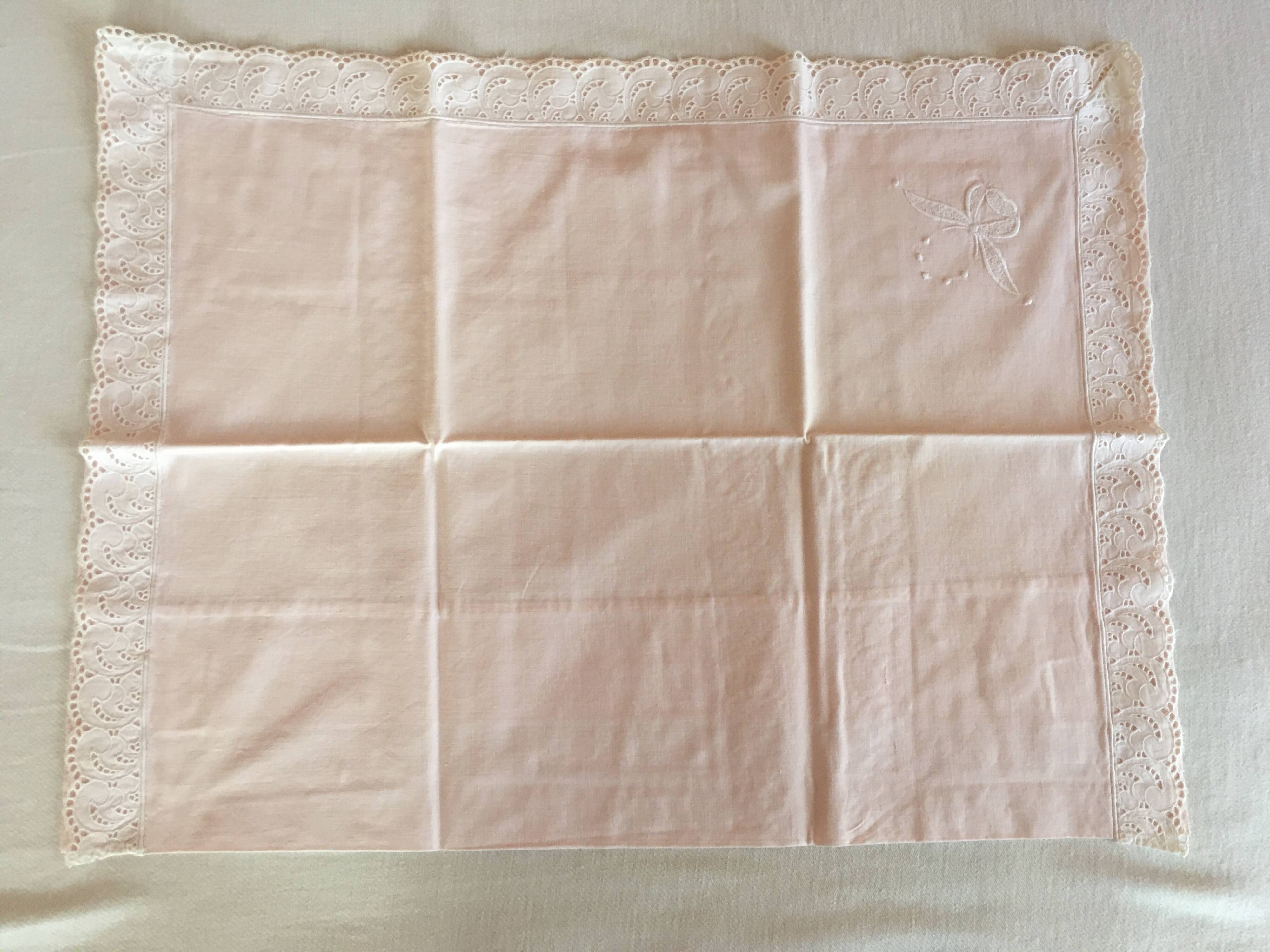 Vintage pillowcase.