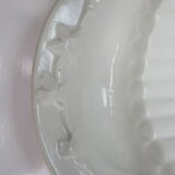 White slurry asparagus dish
