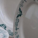 set of 8 ceramic plates "butterflies"