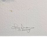 Olivier Dunrea gouache It's Snowing