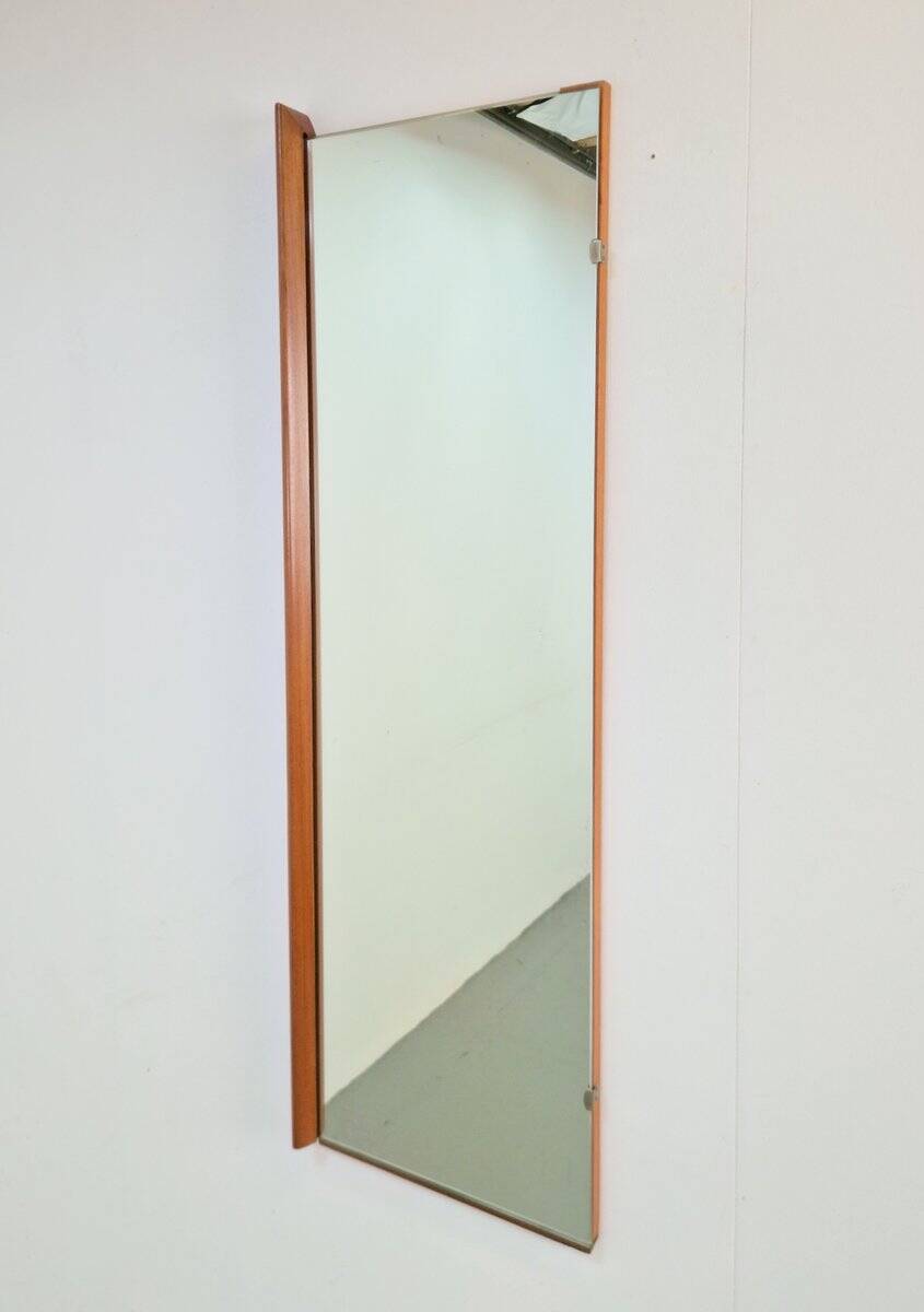 Mid-Century Scandinavian Rectangular Teak Mirror, 1960s