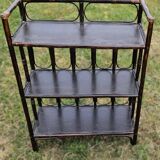 Dark Rattan Shelf