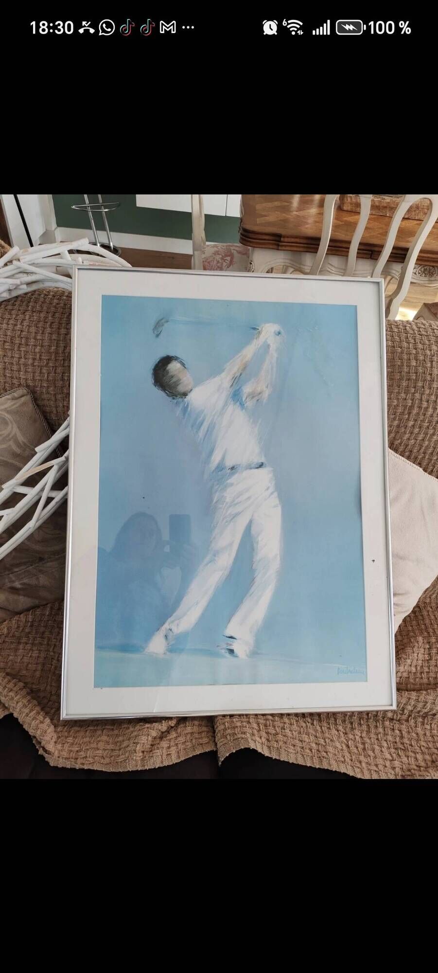 Tableau the golfer from Doutreleau