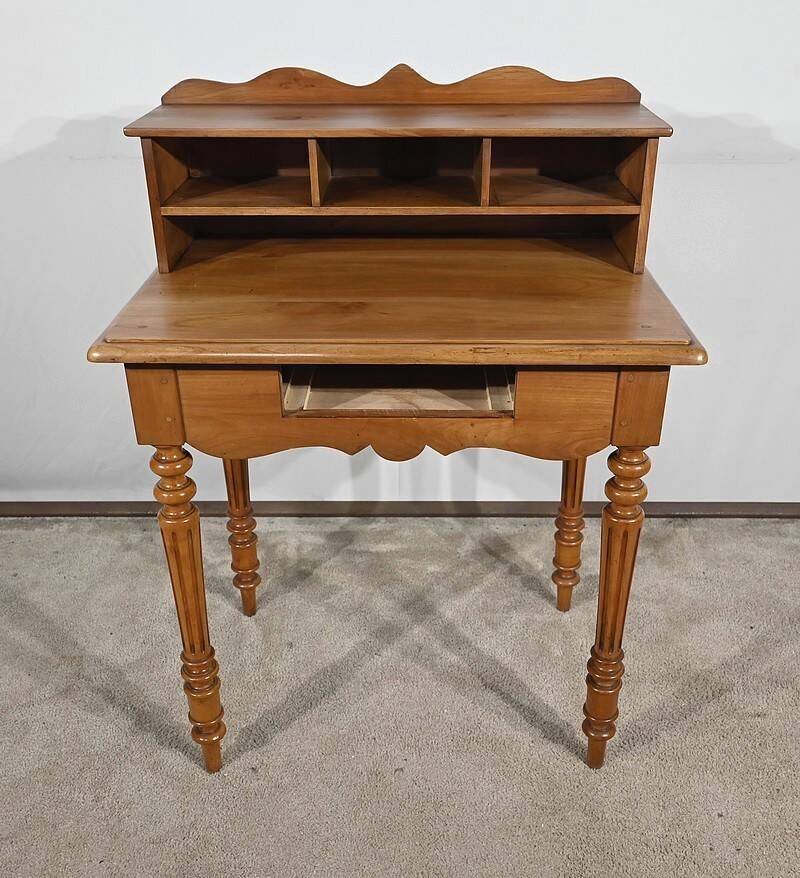 Small Tiered Desk in Blond Cherry, Louis Philippe style – Late 19th century