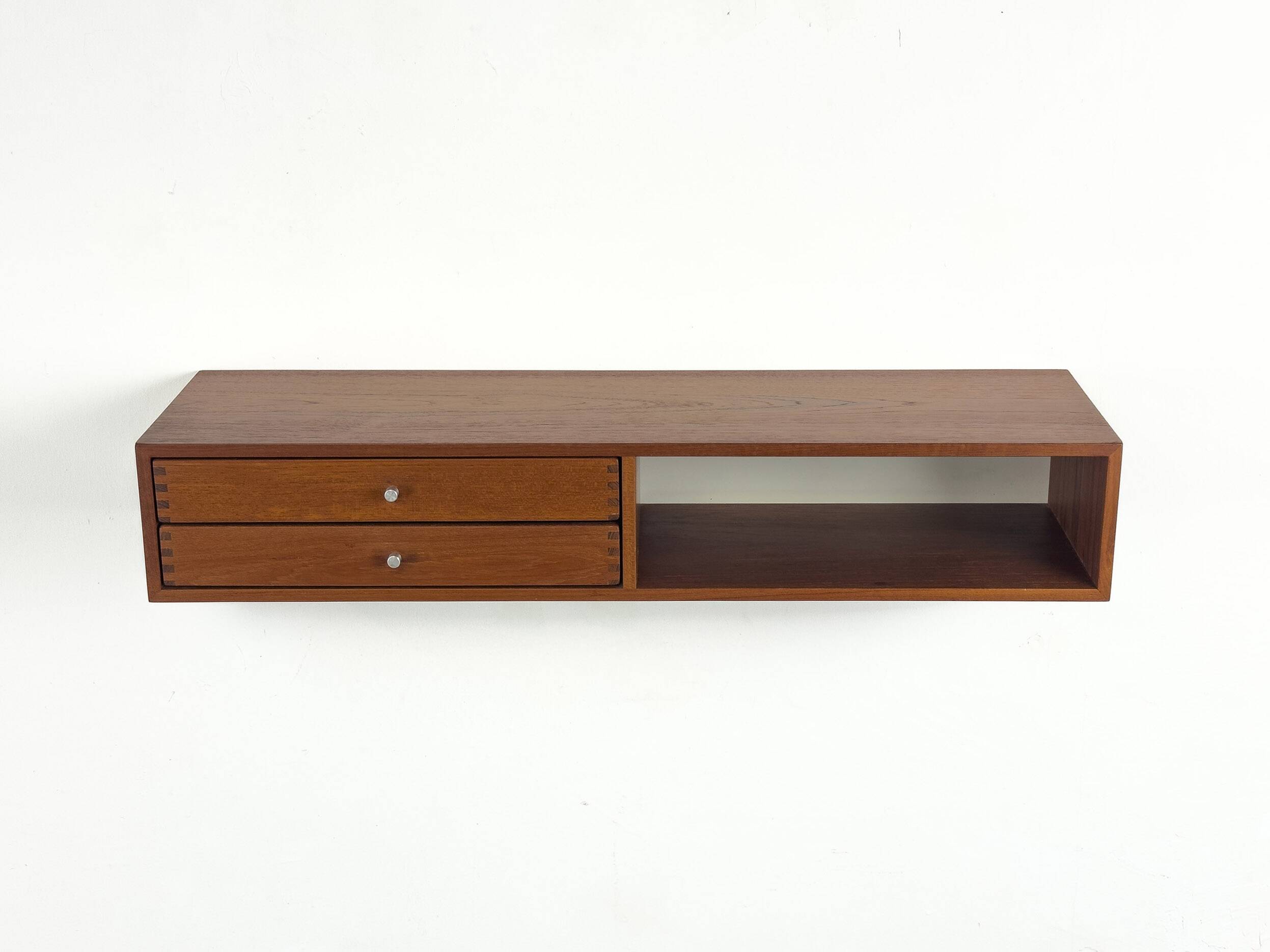 Teak Wall Console No. 132 by Kai Kristiansen for Aksel Kjersgaard, 1960s