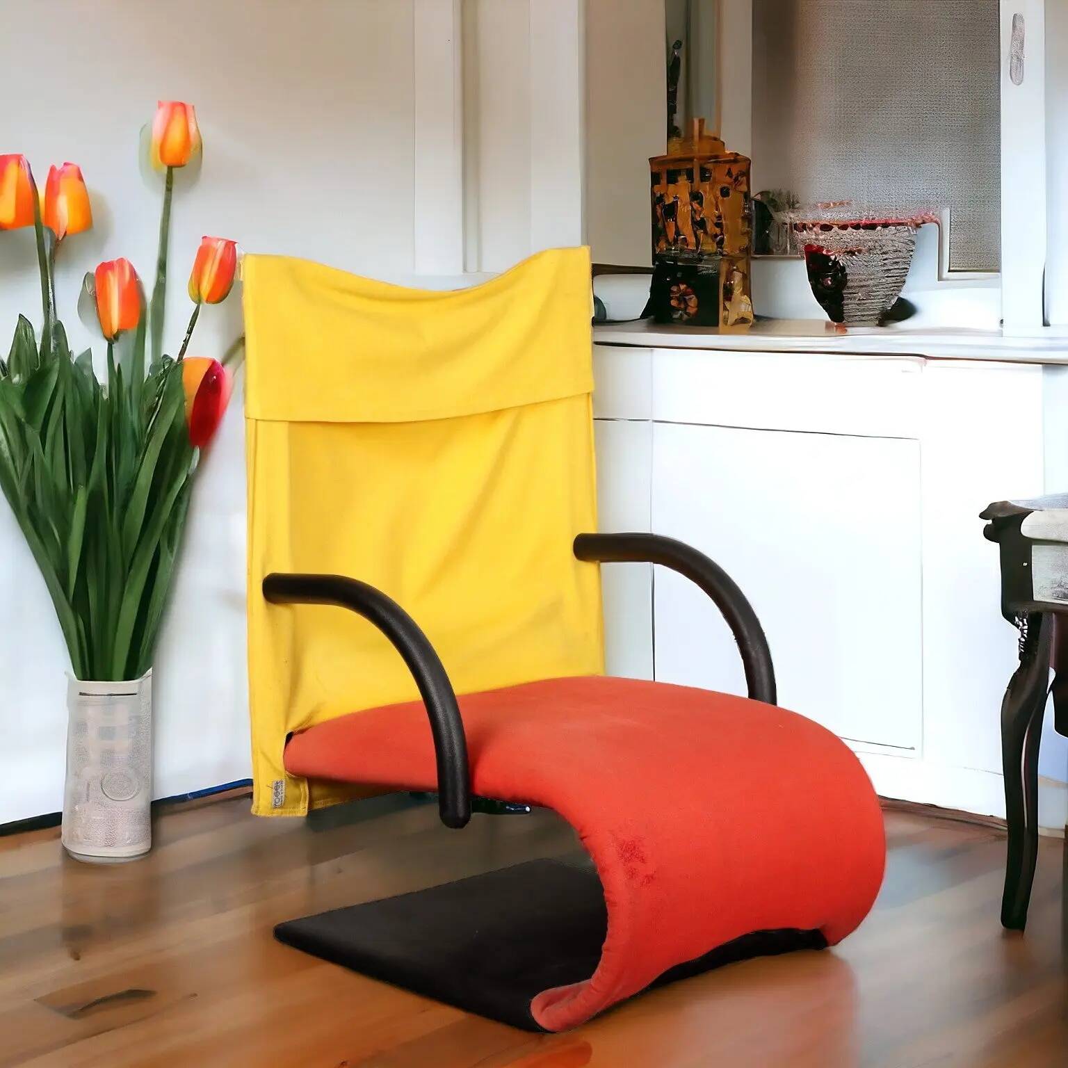 Vintage armchair from the 1980s, Ligne Roset Zen design by Claude Brisson.