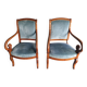 Pair of restoration armchairs