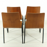 Set of 4 teak chairs from the 1960s