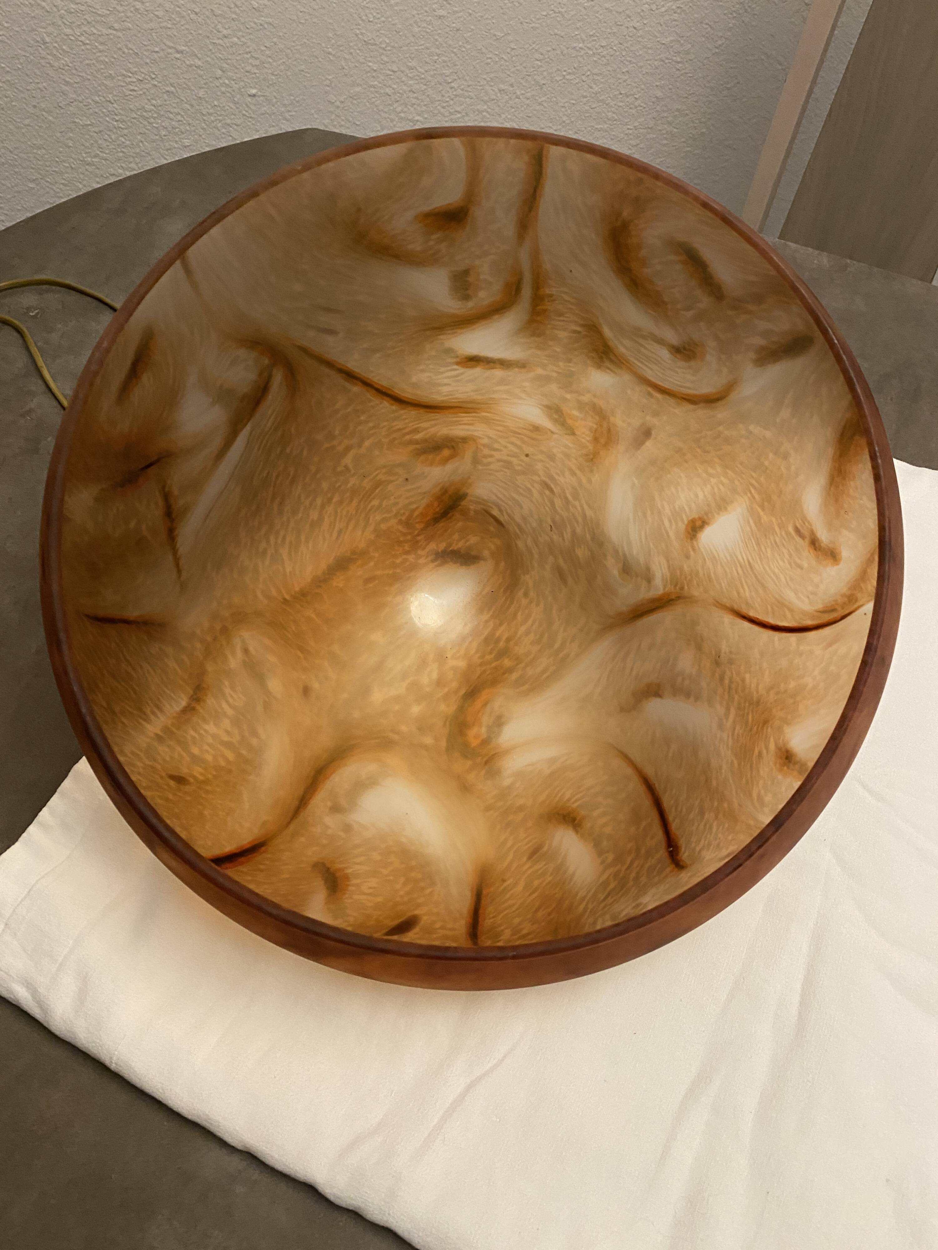 Mushroom Lamp, Vianne Glassworks, 1970s