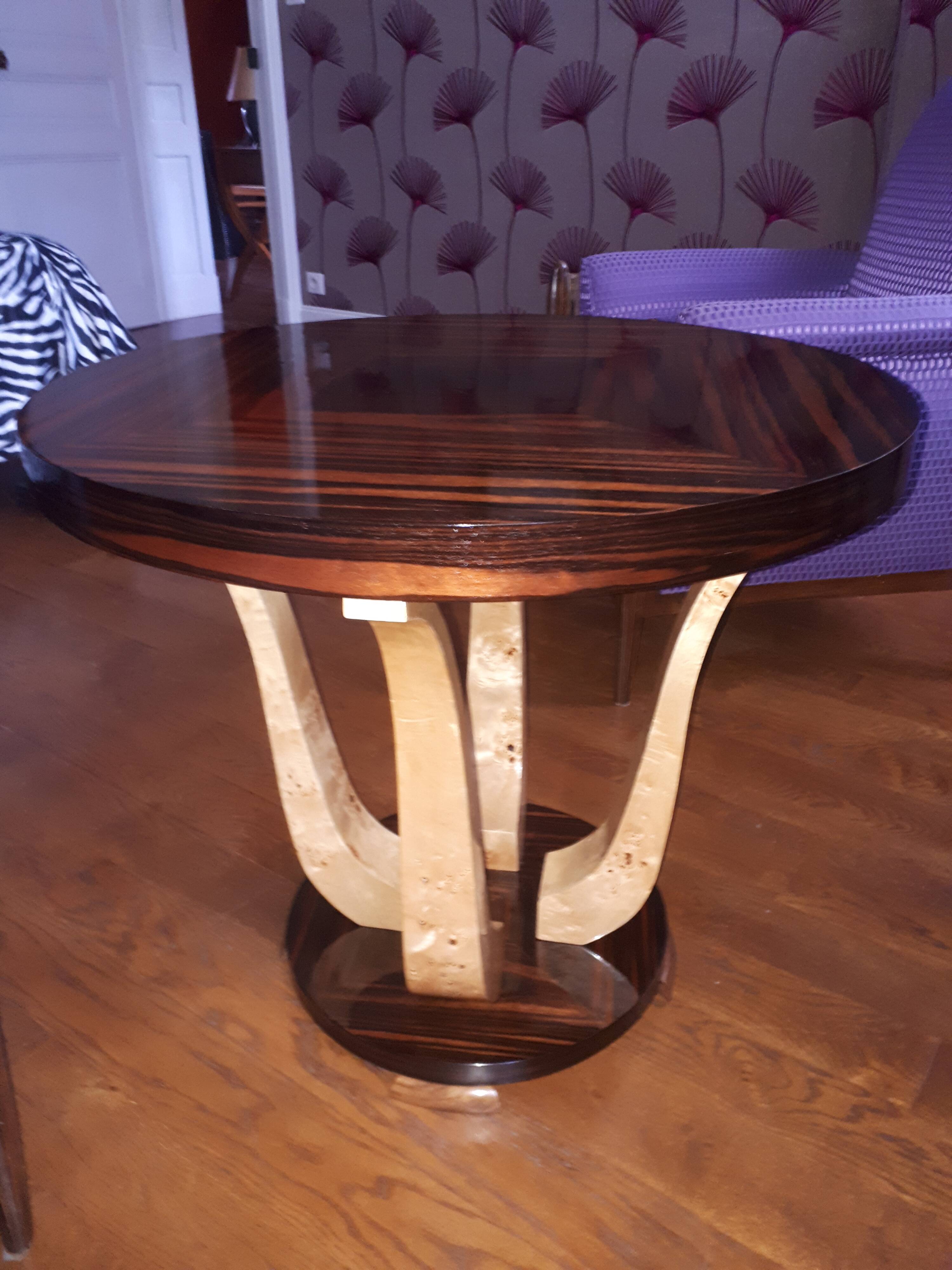 Art Deco pedestal table