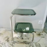 Side table, end table "Space Age" circa 1970 Roche Bobois