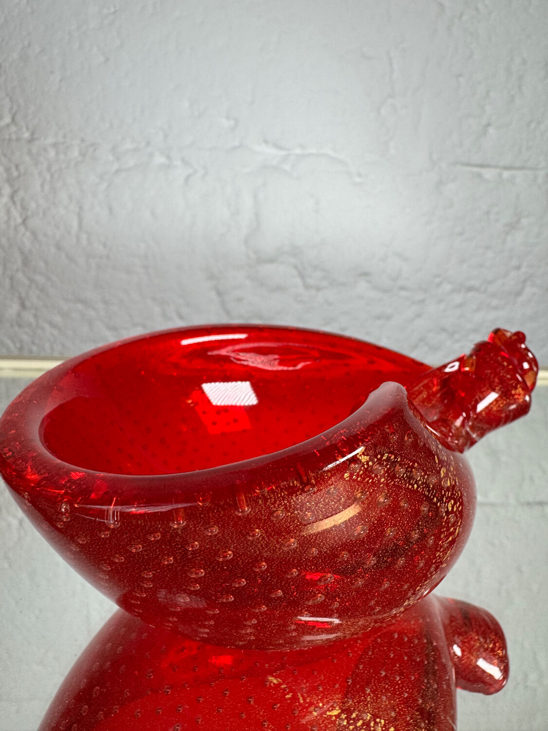 Murano Sommerso pocket emptier from the 70s