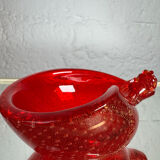 Murano Sommerso pocket emptier from the 70s