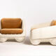 Pair of armchairs by Jonathan de Pas and Donato d'Urbino