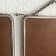 Vintage mirror 1930 triptych barber Le Solide Paris - 21 x 67 cm